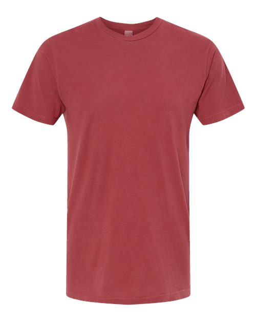 Unisex Vintage Garment-Dyed T-Shirt - Crimson