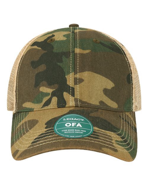 Old Favorite Trucker Cap - Army Camo/ Khaki