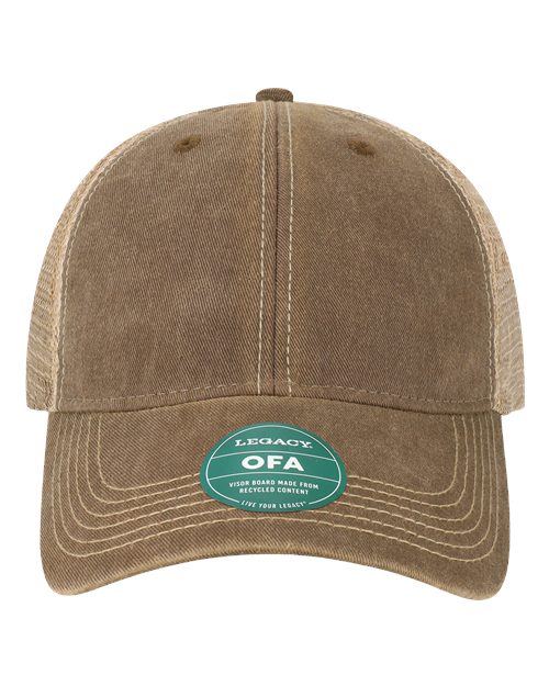 Old Favorite Trucker Cap - Brown/ Khaki