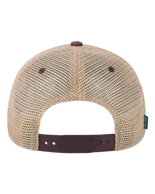 Old Favorite Trucker Cap - Burgundy/ Khaki