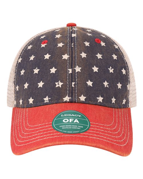Old Favorite Trucker Cap - Merica/ Khaki
