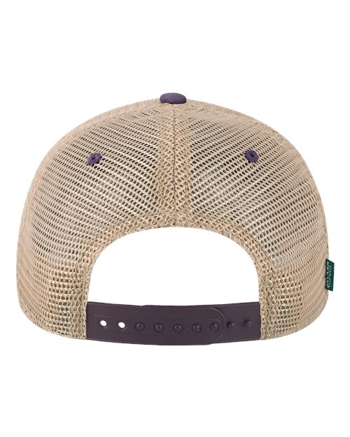 Old Favorite Trucker Cap - Purple/ Khaki
