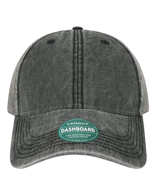 Dashboard Trucker Cap - Black/ Grey