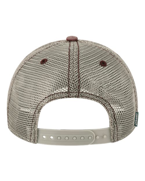Dashboard Trucker Cap - Burgundy/ Grey