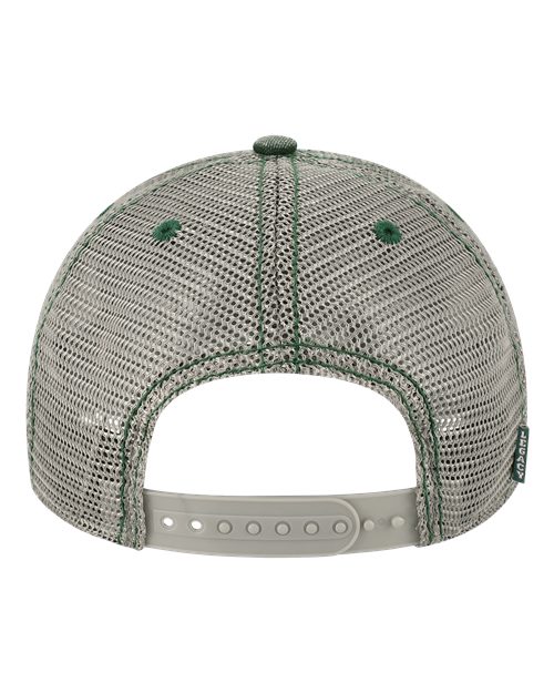 Dashboard Trucker Cap - Dark Green/ Grey