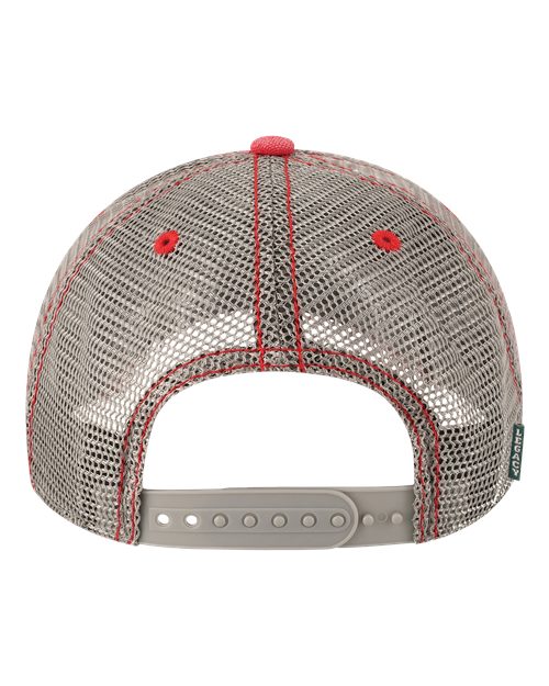 Dashboard Trucker Cap - Scarlet Red/ Grey