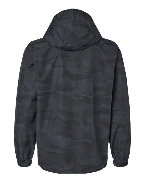 Men's Nylon Anorak - Black Camo