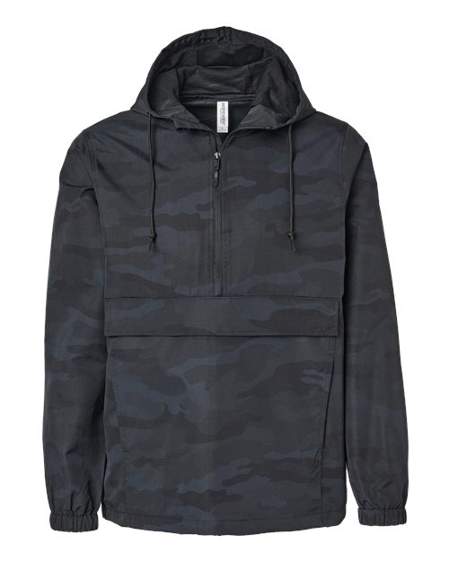 Men's Nylon Anorak - Black Camo