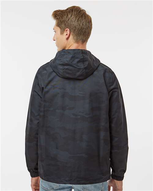 Men's Nylon Anorak - Black Camo