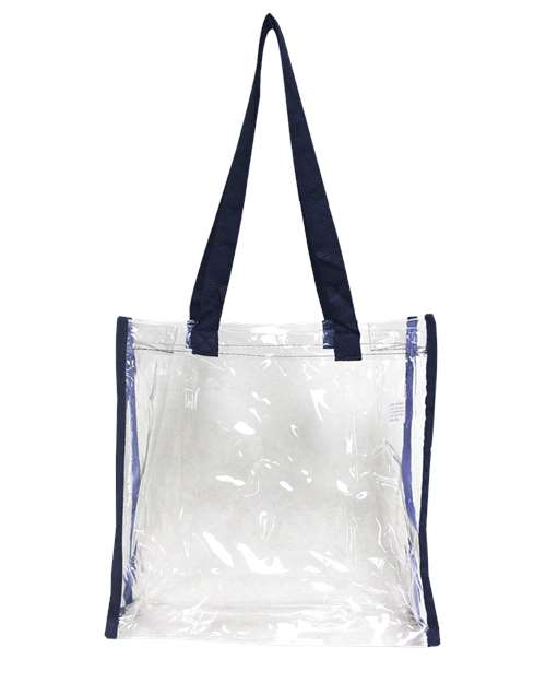 Clear Value Tote - Navy