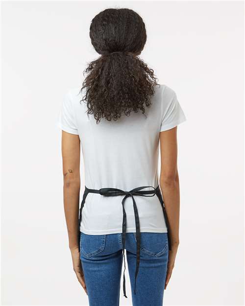 Midweight Cotton Twill Waist Apron - Black