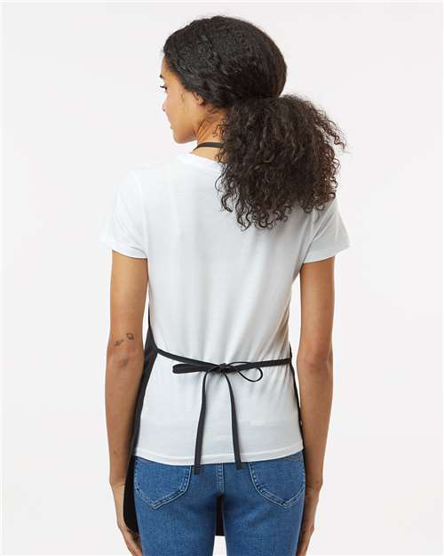 Midweight Cotton Twill Butcher Apron - Black