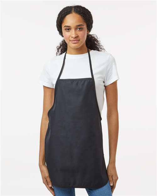 Midweight Cotton Twill Butcher Apron - Black