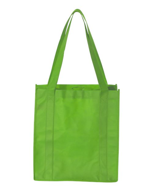 Non-Woven Reusable Shopping Bag - Lime Green