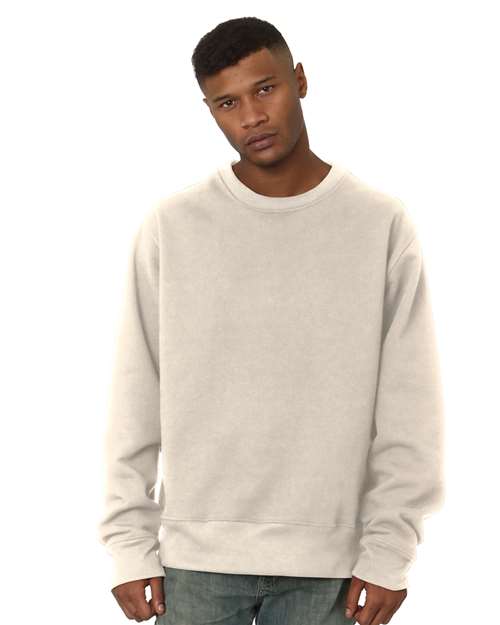 Unisex USA-Made Super Heavy Oversized Crewneck Sweatshirt - Cream