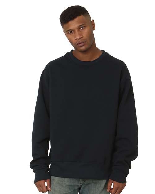 Unisex USA-Made Super Heavy Oversized Crewneck Sweatshirt - Navy