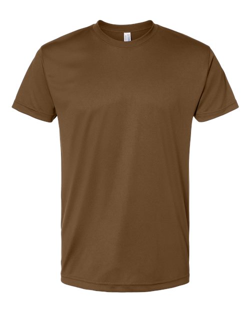 Unisex USA-Made Performance T-Shirt - Coyote Brown