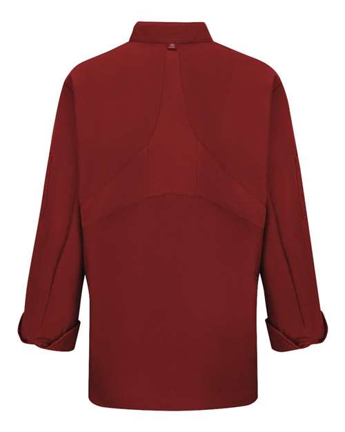 Women's Mimix™ Chef Coat with OilBlok - Fireball Red