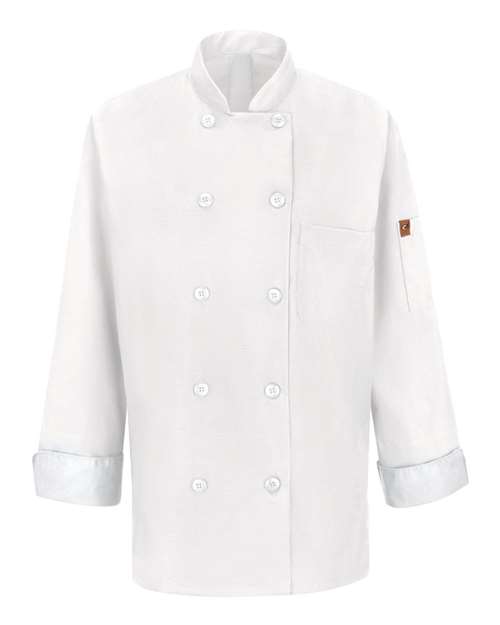 Women's Mimix™ Chef Coat with OilBlok - White