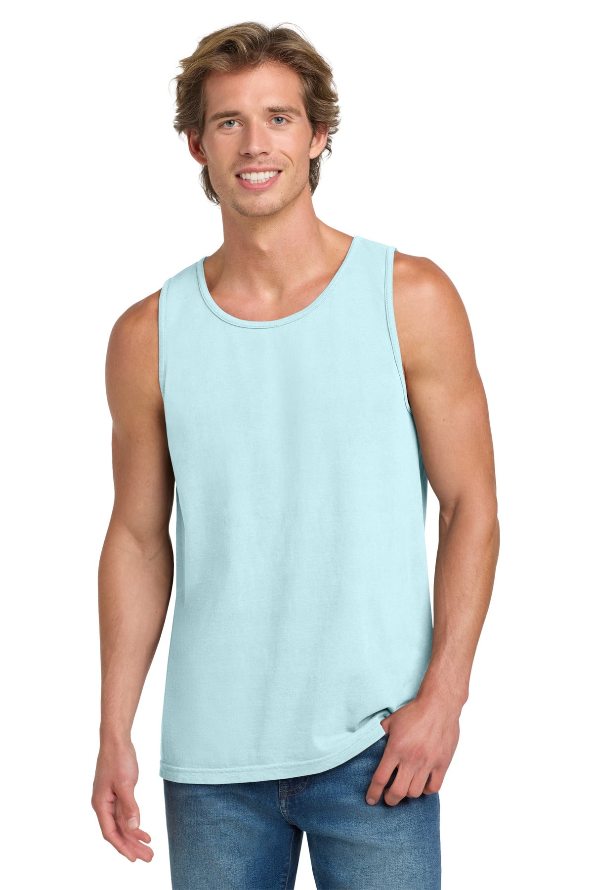 COMFORT COLORS  Heavyweight Ring Spun Tank Top - Chambray