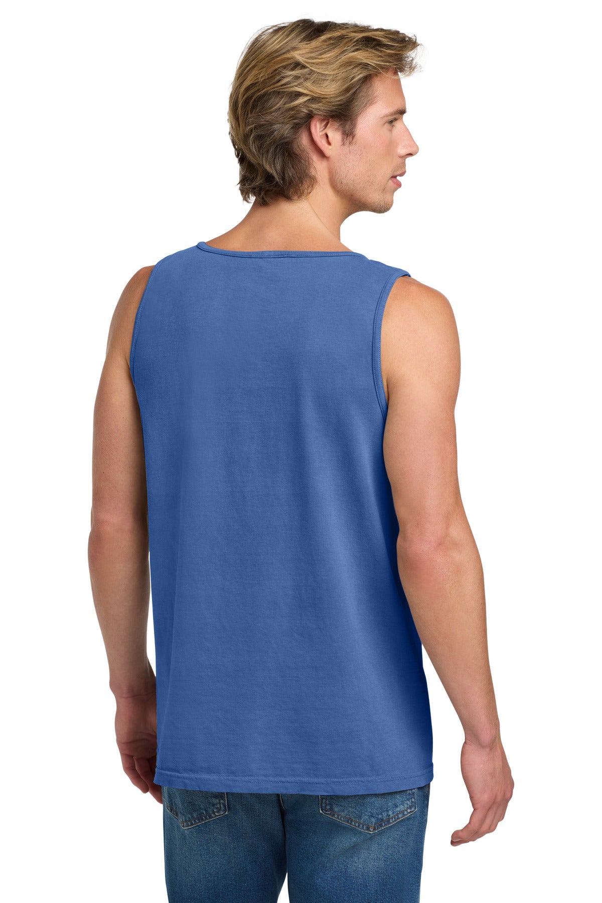 COMFORT COLORS  Heavyweight Ring Spun Tank Top - Flo Blue
