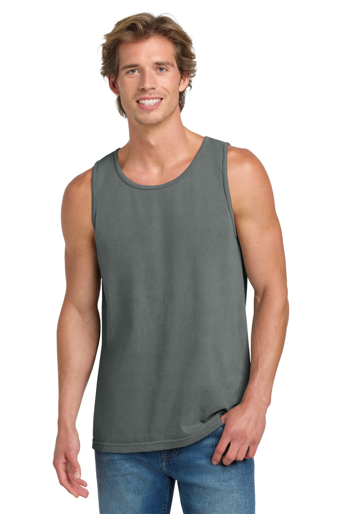 COMFORT COLORS  Heavyweight Ring Spun Tank Top - Grey