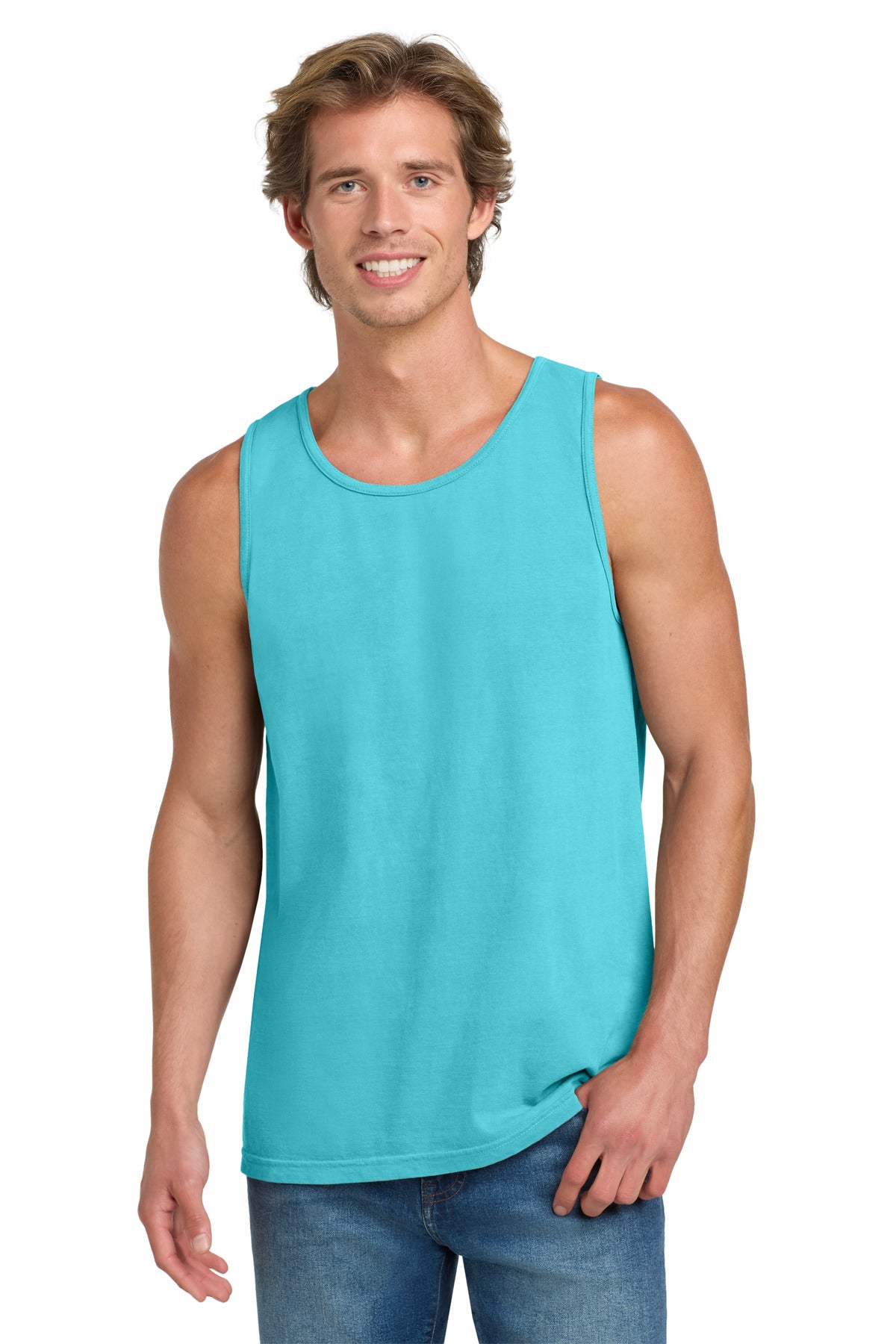 COMFORT COLORS  Heavyweight Ring Spun Tank Top - Lagoon