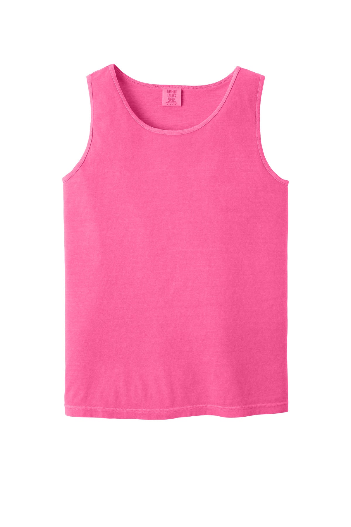 COMFORT COLORS  Heavyweight Ring Spun Tank Top - Neon Pink