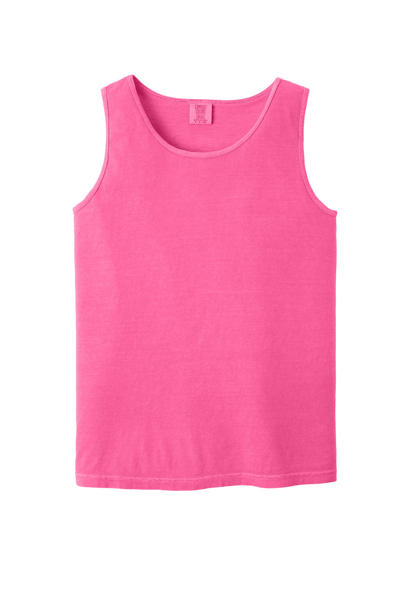 COMFORT COLORS  Heavyweight Ring Spun Tank Top - Neon Pink