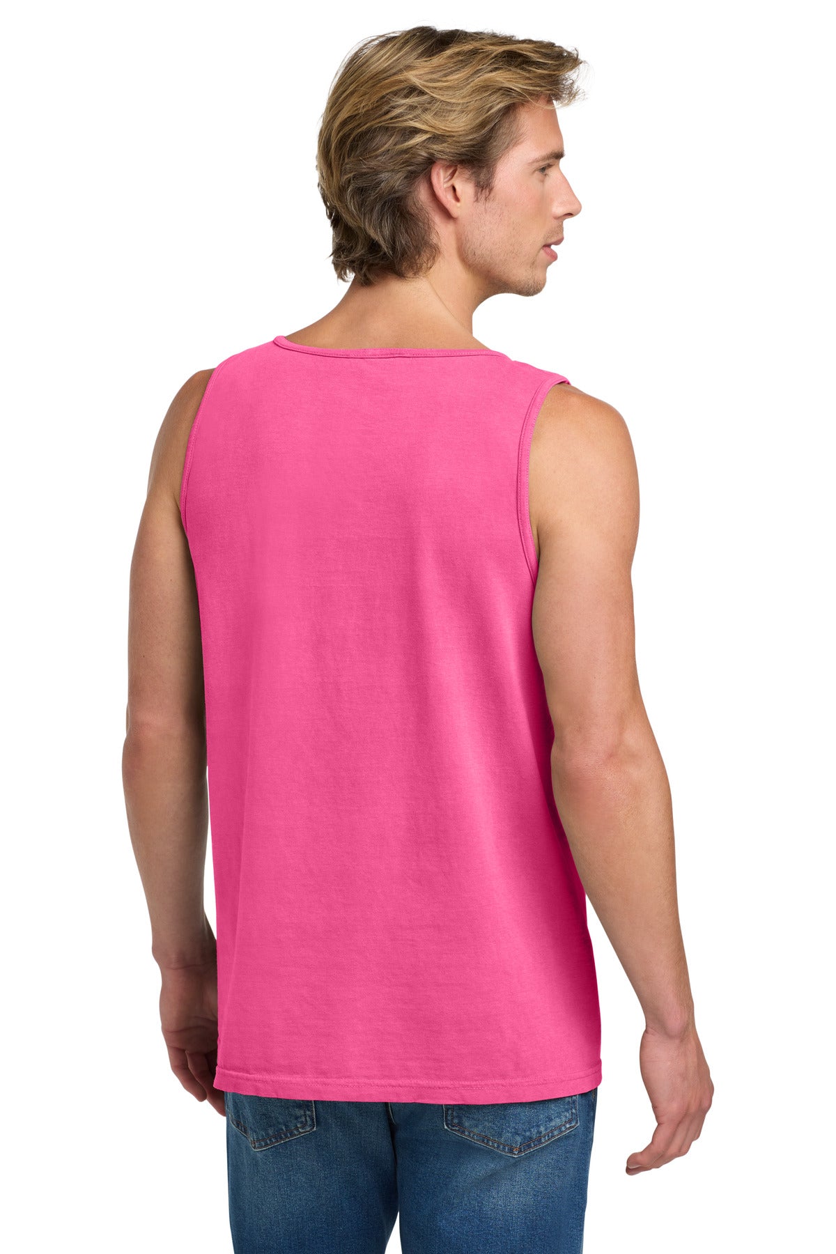 COMFORT COLORS  Heavyweight Ring Spun Tank Top - Neon Pink