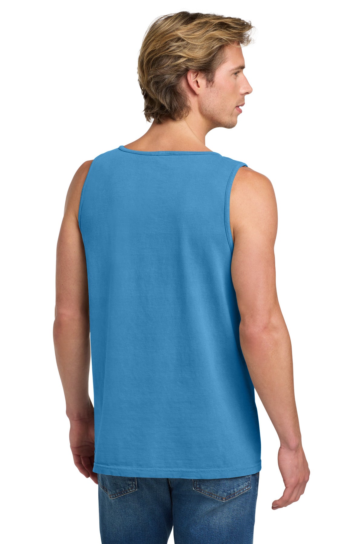 COMFORT COLORS  Heavyweight Ring Spun Tank Top - Royal Caribe