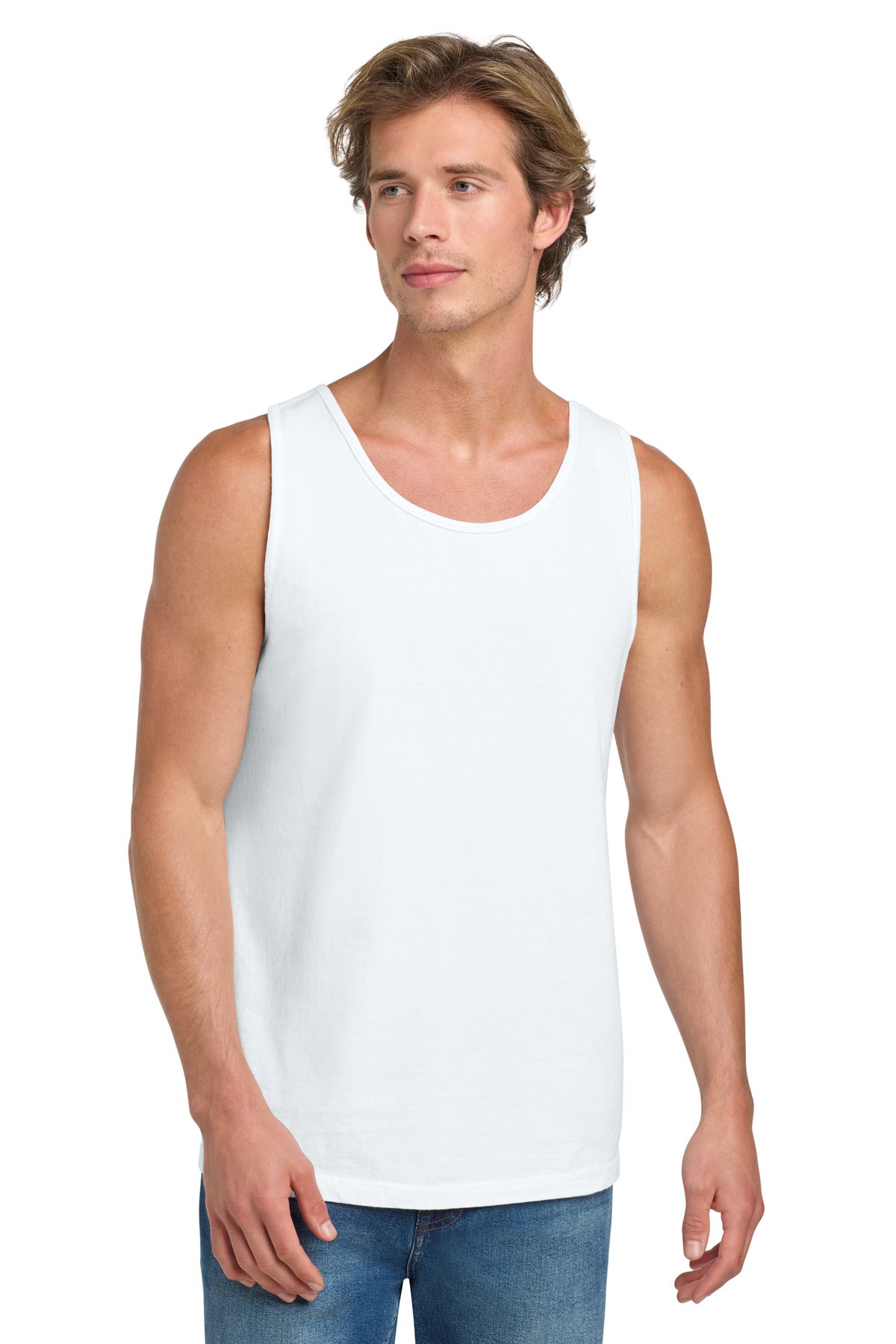 COMFORT COLORS  Heavyweight Ring Spun Tank Top - White