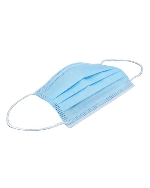 3-Ply Face Mask - Light Blue