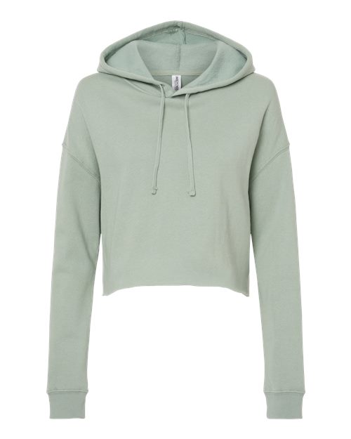 Women’s Lightweight Crop Hooded Sweatshirt - Sage