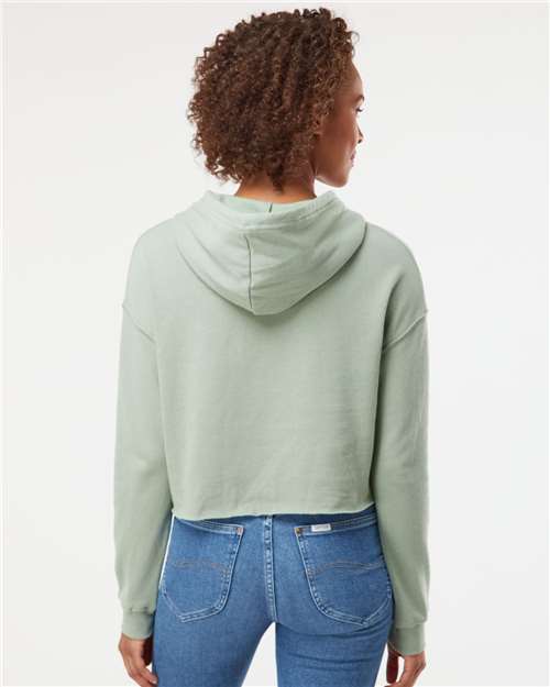 Women’s Lightweight Crop Hooded Sweatshirt - Sage