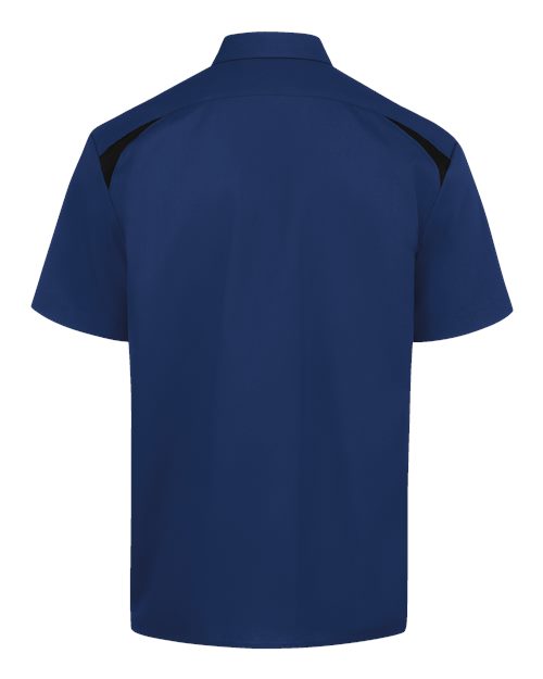 Men's Tall Short Sleeve Performance Team Shirt - Cobalt Blue/ Black
