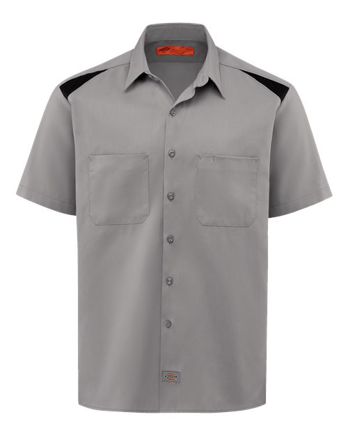 Men's Tall Short Sleeve Performance Team Shirt - Smoke/ Black