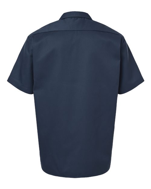 Men's Short Sleeve Work Shirt - Dark Navy