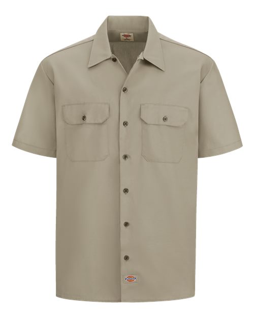 Men's Short Sleeve Work Shirt - Desert Sand