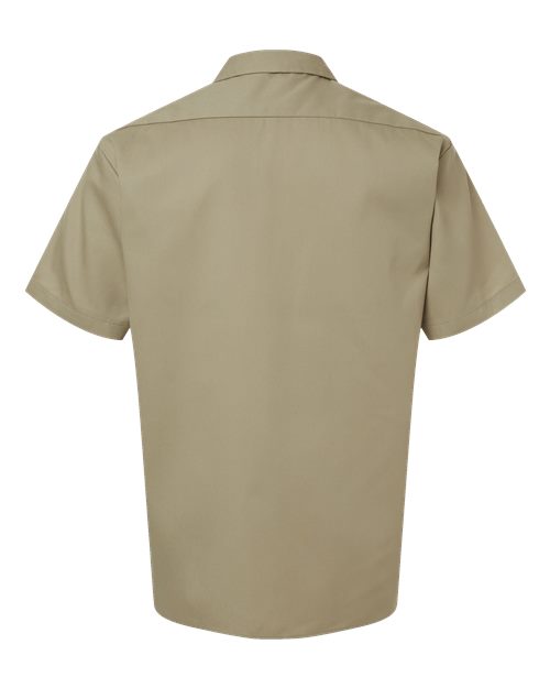 Men's Short Sleeve Work Shirt - Khaki