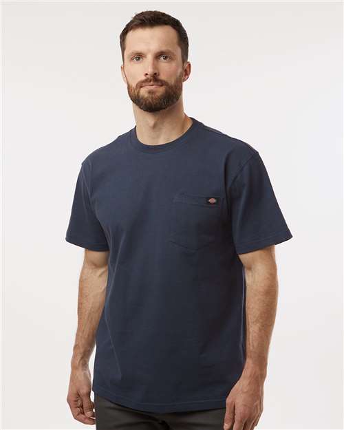 Men's Tall Traditional Heavyweight T-Shirt - Dark Navy