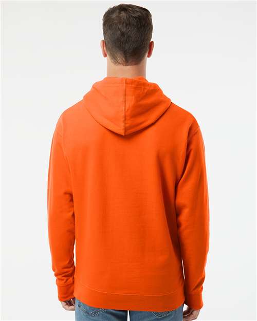 Unisex Midweight Hooded Sweatshirt - Orange
