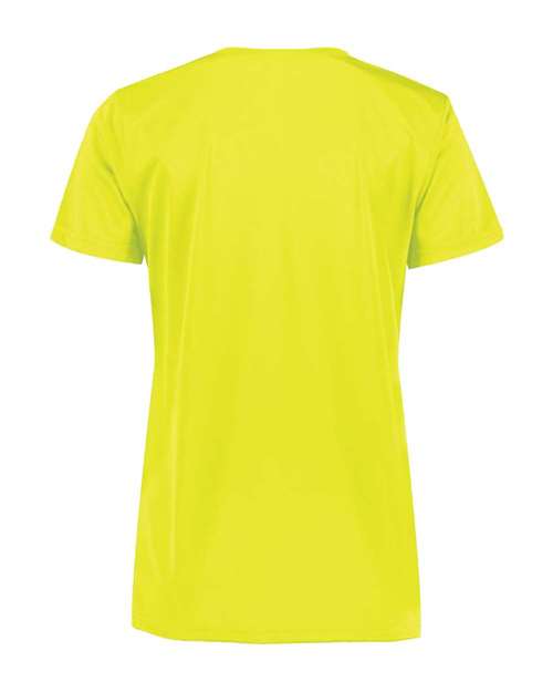 Women's Nexgen Performance V-Neck T-Shirt - Safety Yellow