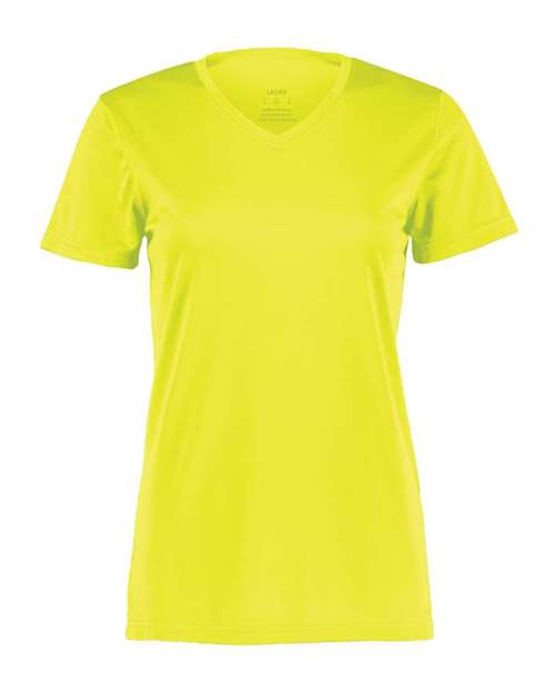 Women's Nexgen Performance V-Neck T-Shirt - Safety Yellow
