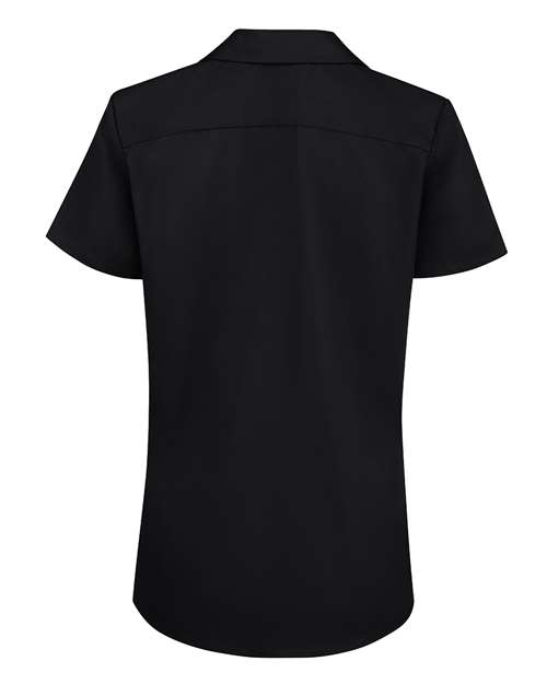 Women's Short Sleeve Work Shirt - Black