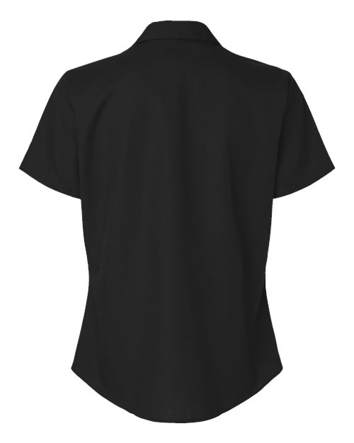 Women's Industrial Short Sleeve Work Shirt - Black