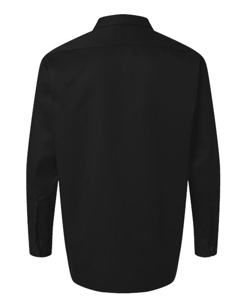 Men's Long Sleeve Work Shirt - Black
