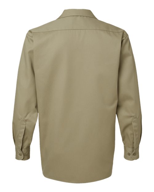 Men's Long Sleeve Work Shirt - Khaki