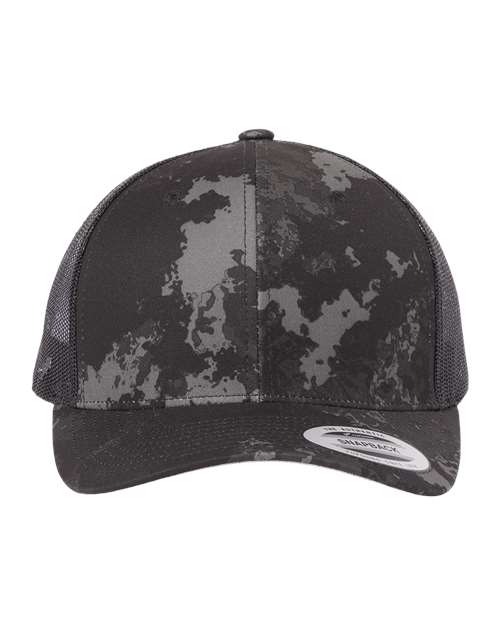 Retro Trucker Cap - Poseidon Black