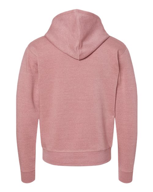 Men's Triblend Fleece Hooded Sweatshirt - Dusty Rose Triblend